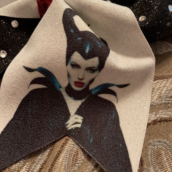 CUSTOM DISNEY MISTRESS OF EVIL MALEFICIENT BOW main image 6